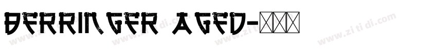 berringer aged字体转换